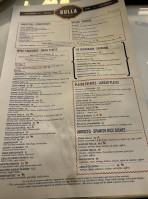 Bulla Gastrobar Plano menu