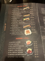 Jinwe Sushi All You Can Eat menu