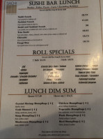 Sachi, Sushi, Thai And Asian Cuisine menu