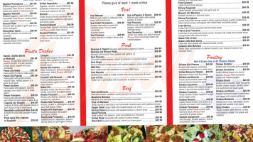 Pastosa Ravioli Company menu