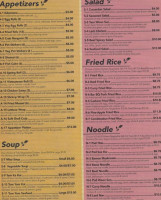 Montira Thai And Sushi menu