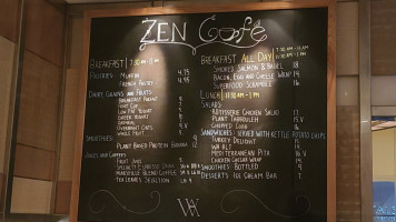 Zen Kitchen menu