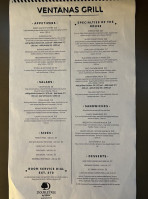Ventanas Grill Doubletree By Hilton Buena Park menu