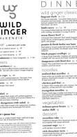 Wild Ginger McKenzie South Lake Union menu