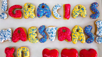 Snowflake Donuts food