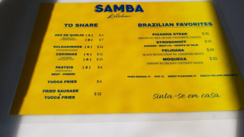 Samba Kitchen Brasileiro food
