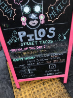Pilo's Street Tacos menu