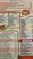Los Sombreros Mexican menu