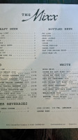 The Mixx Pasadena menu