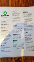 Seabirds Kitchen menu