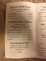 C&c Crab Shack menu