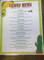 Juan Linda's Mexican Grill menu