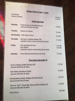 Harry's Local Bar Restaurant menu