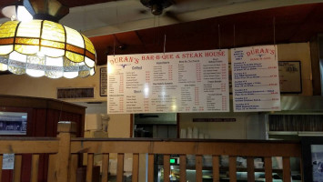 Duran's -b-que And Steakhouse food