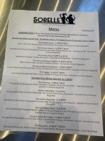 Sorelle Delicatessen menu