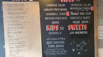 Resident Taqueria menu