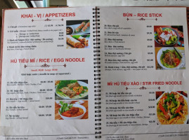 Pho Saigon Garden menu