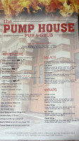 The Pump House Pub And Grub menu