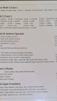 Sushi Spot menu