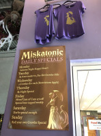 Miskatonic Brewing menu