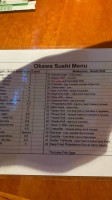 Okawa Restaurant and Sushi food