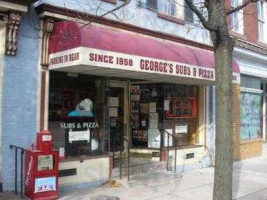 George's Sub Pizza Shop food