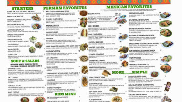Syma's Mexican Grill Persian Cuisine food