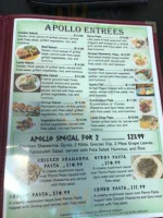 Apollo Greek Lebanese Cafe menu
