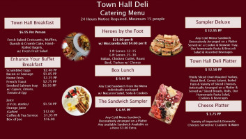 Town Hall Deli food