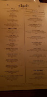Dusek's menu