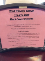 Wild Wings N Things - Austin Bluffs Pkwy menu