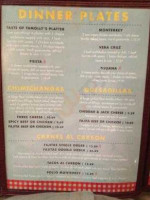 Tamolly's Mexican menu