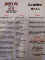 Piper's Pit Bbq And Pig Roasts menu