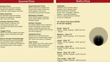 Duke's Main Street Pizza menu