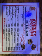 Kimmie's Sportz Page Grill menu