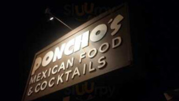Poncho's Mexican Food inside