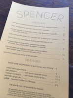 Spencer menu