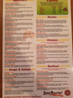 La Cima Mexican Grill And Cantina menu