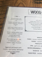 Wood Grain Wood-fired Pizza menu