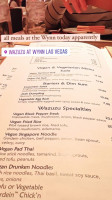 Wynn Wazuzu menu