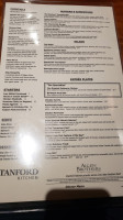 Stanford Kitchen menu