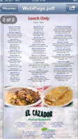 El Cazador Mexican Grill menu