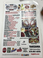 Tarzana Armenian Deli menu