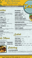 Taza Grill menu