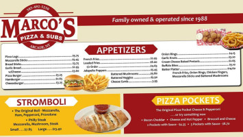 Marco's Pizza Subs menu