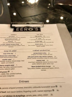 Eero's menu
