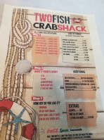 Two Fish Crab Shack menu