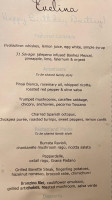 Evelina menu