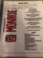 At Monroe menu