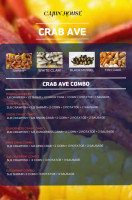 Crab Ave menu